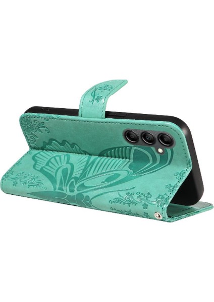 Samsung Galaxy A35 5g Için Flip Case Kredi Kartı Yuvası ile Kabartmalı Yüksek (Yurt Dışından) indirimleri