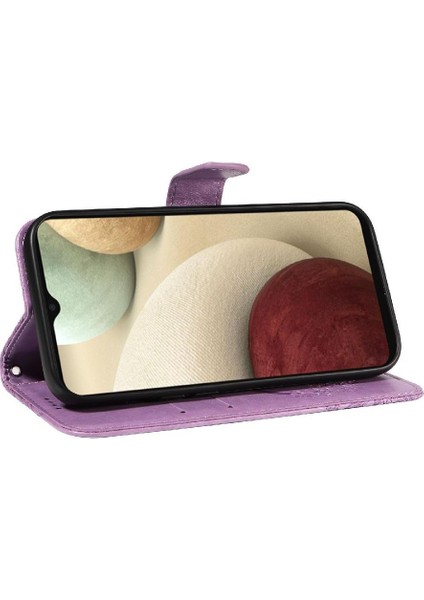 Samsung Galaxy A12 5g Için Flip Case Kredi Kartı ile Ayrılabilir El Kayışı (Yurt Dışından) indirimleri