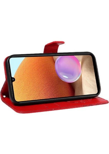 Samsung Galaxy A32 5g Için Flip Case Yüksek Kalite Deri ile Kabartmalı (Yurt Dışından) fırsatları