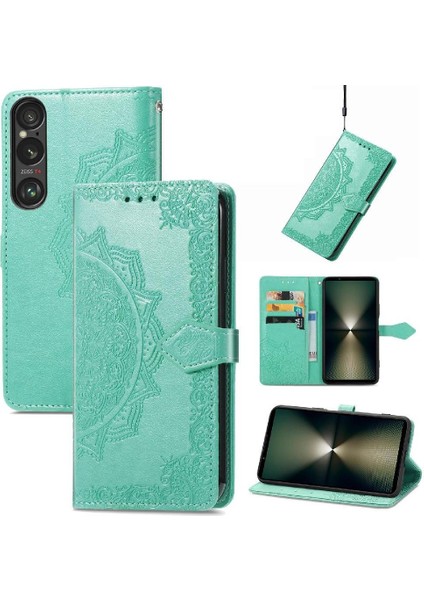 Sony Xperia 1 Vı Flip Kapak Için Flip Case Basit Iş Deri Kılıf (Yurt Dışından)