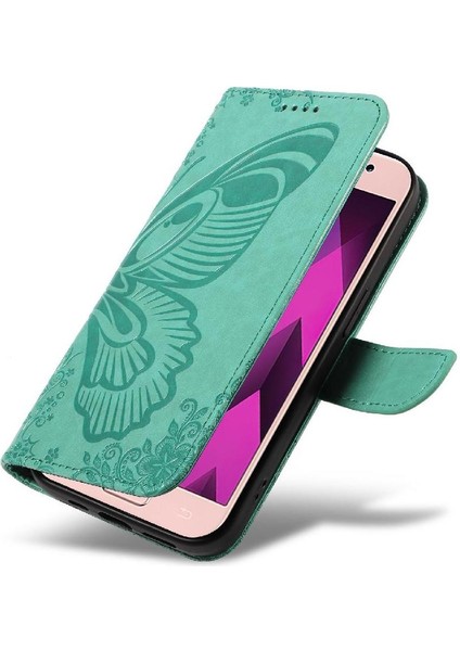 Kredi Kartı Yuvası Ayrılabilir El ile Samsung Galaxy A3 2017 Için Flip Case (Yurt Dışından) modelleri