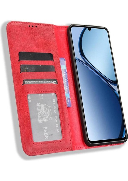 Realme C63 4g Cüzdan Pu Deri Manyetik Kapatma Için Kılıf (Yurt Dışından) fırsatları