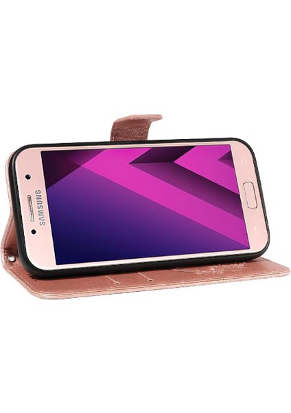 Kredi Kartı Yuvası Ayrılabilir El ile Samsung Galaxy A3 2017 Için Flip Case (Yurt Dışından) modelleri