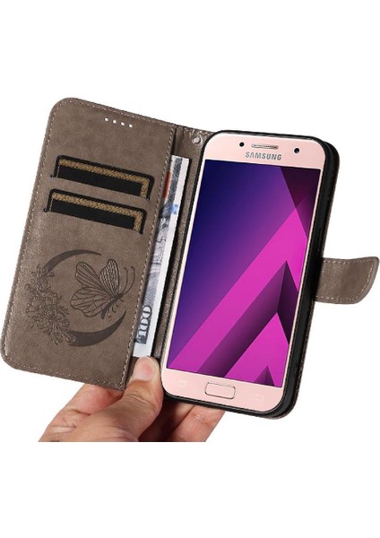 Kredi Kartı Yuvası Ayrılabilir El ile Samsung Galaxy A3 2017 Için Flip Case (Yurt Dışından) fırsatları