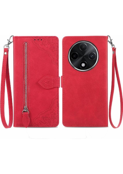 BDT Boutique Oppo A3 Pro Cüzdan Çok Renkli Çoklu Kart Yuvası Flip Fermuar Için Flip Case (Yurt Dışından)