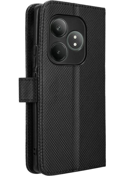 Realme Gt 6 Kickstand Kapak Kart Tutucu Manyetik Cüzdan Için Kılıf (Yurt Dışından) fırsatları