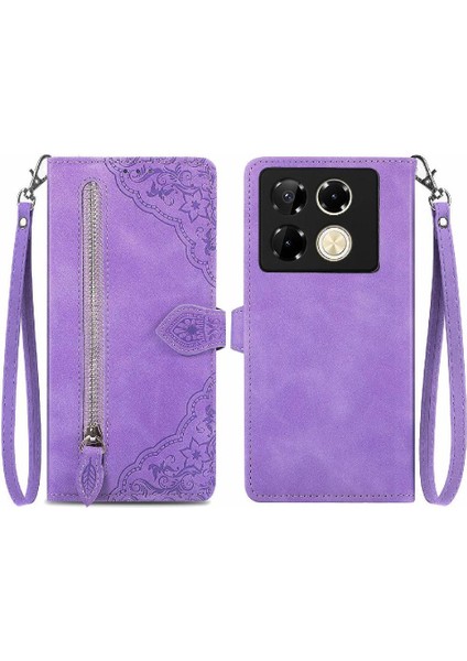 Infinix Not 40 Pro 4g Iş Çoklu Kart Yuvası Cüzdan Flip Için Flip Case (Yurt Dışından)