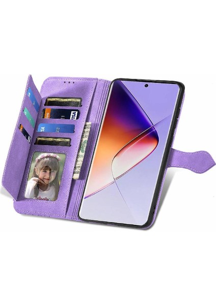 Infinix Not 40 Pro 4g Iş Çoklu Kart Yuvası Cüzdan Flip Için Flip Case (Yurt Dışından)