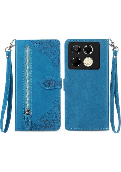 Infinix Not 40 Pro 4g Iş Çoklu Kart Yuvası Cüzdan Flip Için Flip Case (Yurt Dışından)