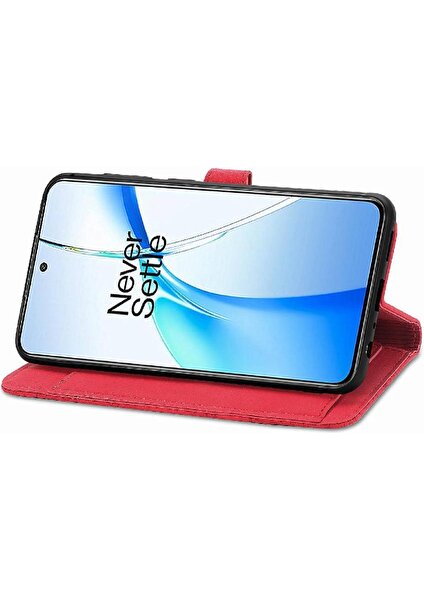 BDT Boutique Oneplus Nord Ce4 Çok Renkli Flip Fermuar Tarzı Cüzdan Yuvası Için Flip Case (Yurt Dışından)