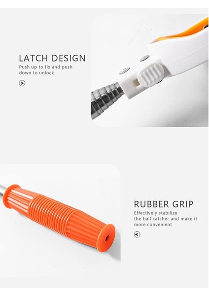 1 Adet Su Için 6ft Golf Topu Retriever Teleskopik Uzatılmış, Kilitleme Klipsli Golf Topu Retriever Aracı, Mavi (Yurt Dışından) indirimleri