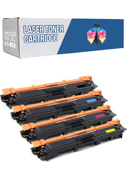 Brother  TN-221-TN241-TN251-TN261 DCP-9020CDW Cmyk 1 Set    Muadil Toner