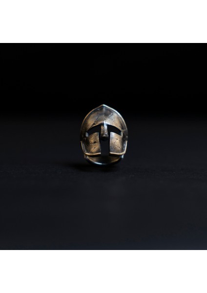 925 Ayar Gümüş 300 Spartan Kask Erkek Yüzük modelleri