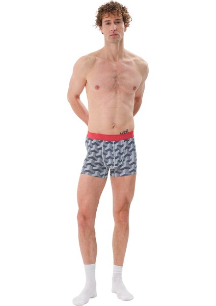 Desenli Erkek Pamuklu Boxer - Puzzle