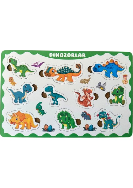 Montessori 4'lü Ahşap Puzzle Seti 38 Parça