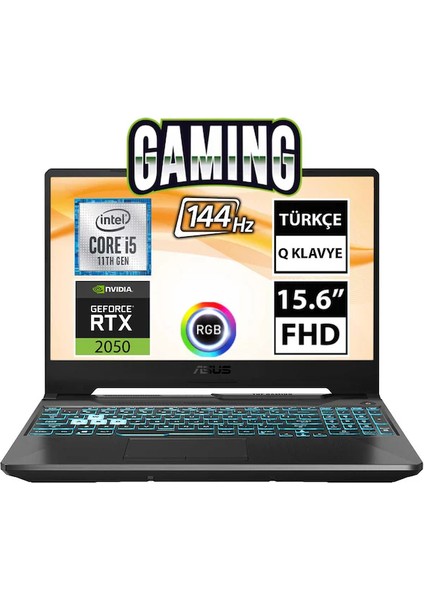 Tuf Outlet Gaming F15 FX506HF-HN030 I5-11400H 8 GB 512 GB SSD RTX2050 15.6’’ Full Hd Gaming Laptop