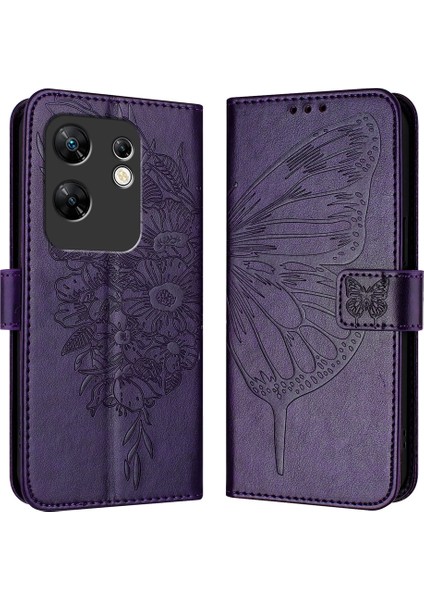 Infinix Zero 30 4g Için Kabartmalı Pu Kılıf (Yurt Dışından)