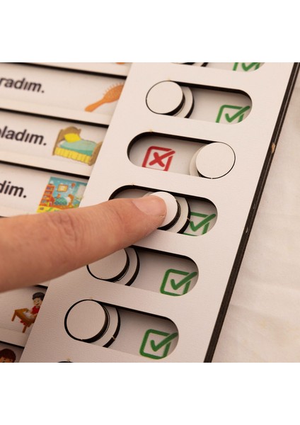 Sorumluluklarım Görev Panosu Eğitici Ahşap Oyuncak fiyatları