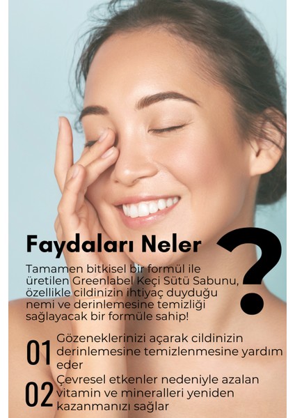 Keçi Sütü Sabunu Natural Nem Dengeleyici 120gr. indirimleri