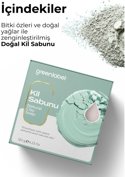 Kil Sabunu Natural Gözenek Sıkılaştırıcı Ve Nemlendirici 120gr.