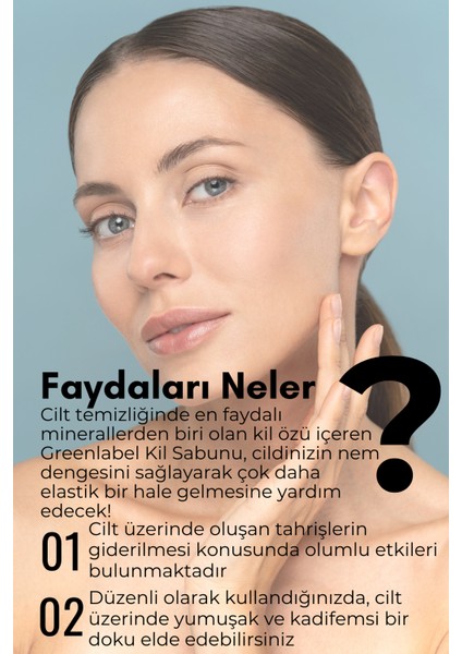 Kil Sabunu Natural Gözenek Sıkılaştırıcı Ve Nemlendirici 120gr.