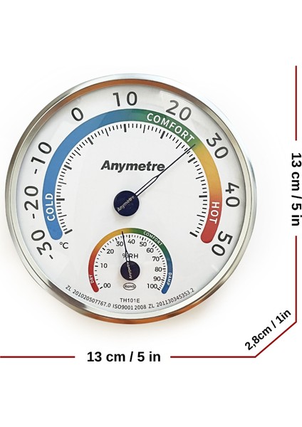 Th101E Termometre Higrometre Nem Ölçer