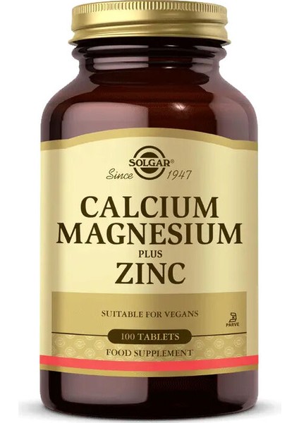 Calcium Magnesium Plus Zinc 100 Tablet