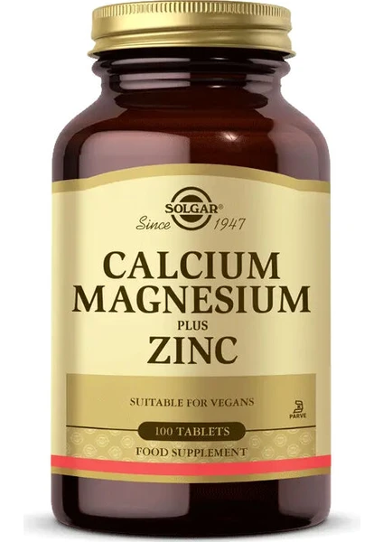 Calcium Magnesium Plus Zinc 100 Tablet