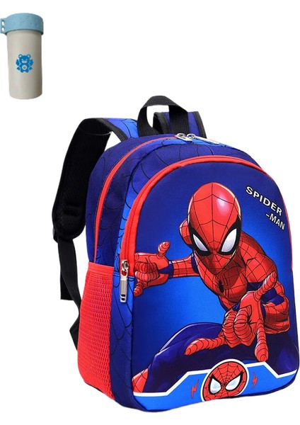 Örümcek Adam Sırt Çantası Çocuk Karikatür Kaptan Amerika Anaokulu Çocuk Okul Çantası (Yurt Dışından)