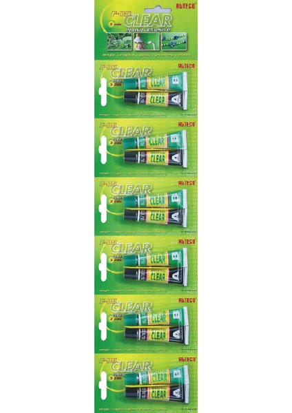 F05-6G-SET Şeffaf Epoksi 6gr 6’LI
