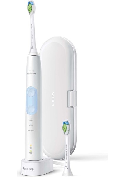 Sonicare Protective Clean 5100 Şarjlı Diş Fırçası, Seyahat Kabı,yedek Başlık-Beyaz HX6859/29