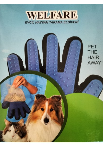 Kedi ve Köpek Tüy Toplama Eldiveni