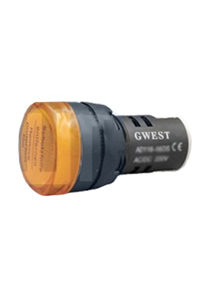 22-S Ledli Sinyal Sarı 220V Ac/dc 022 mm