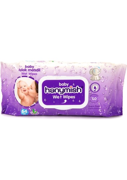 Bebek Temizleme Mendili 64'lü