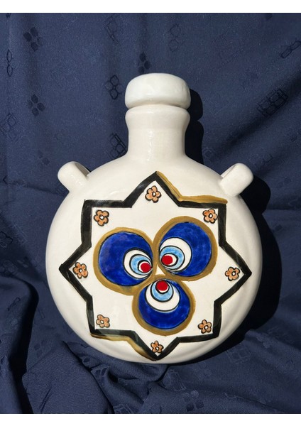 Selçuklu Desenli Çini Tabak ve Matara
