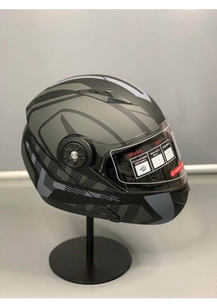 Scharf Jk 115 Güneş Vizörlü Çene Açılır Kask