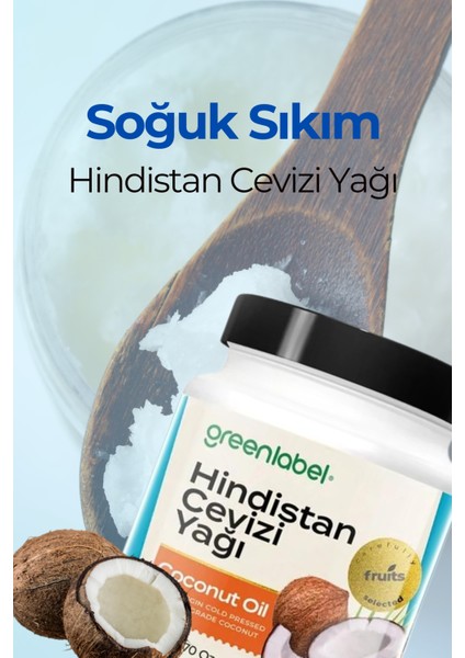 Green Label Hindistan Cevizi Yağı 80 gr