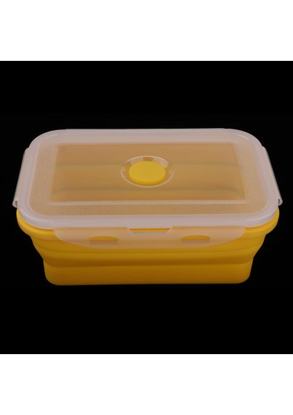 Öğle Ği Kutusu Bento Tasarruf Kabı Mikrodalga Için 800ML Sarı (Yurt Dışından)