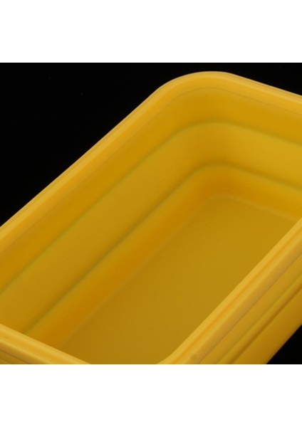 Öğle Ği Kutusu Bento Tasarruf Kabı Mikrodalga Için 800ML Sarı (Yurt Dışından)