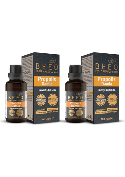 Bee' o  Propolis Damla 2 x 20 ml