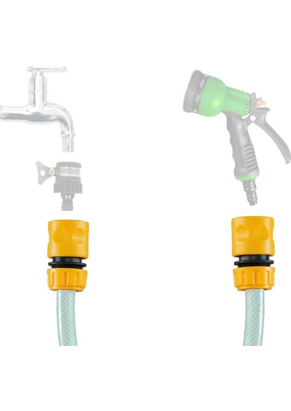 K325 Auto-Stop Hortum Bağlantı Adaptörü 1/2"