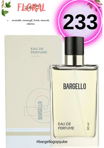 233 Floral Kadın Parfüm 50ml Edp