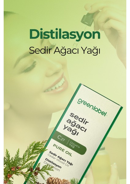 Sedir Ağacı Yağı %100 Doğal Ve Saf 10ml