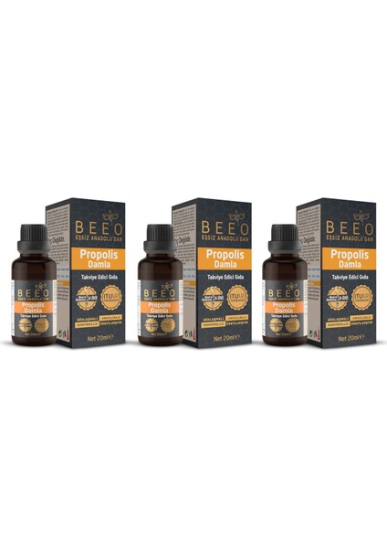 Bee' o  Propolis Damla 3 x 20 ml