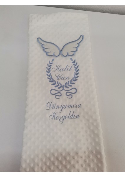 Isme Özel Nakışlı Bebek Battaniyesi Isimli Bebek Battaniyesi modelleri