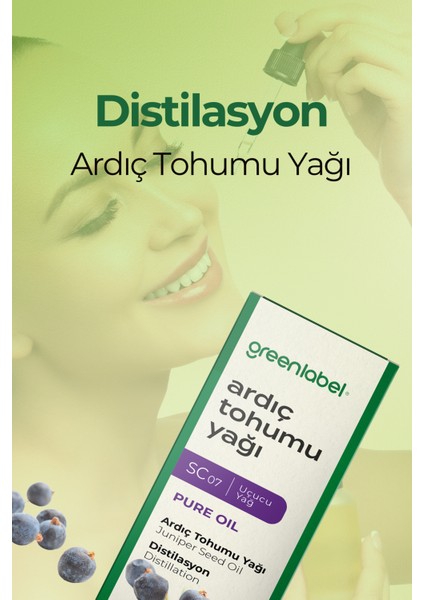 Green Label Ardıç Tohumu Yağı %100 Doğal Ve Saf 20ml