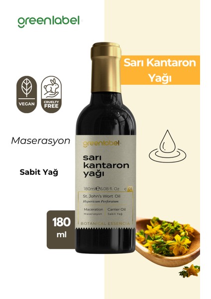 Green Label Sarı Kantaron Yağı 180 ml