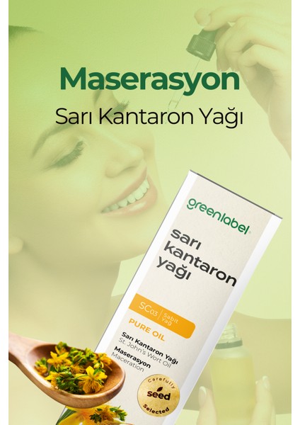 Green Label Sarı Kantaron Yağı 180 ml