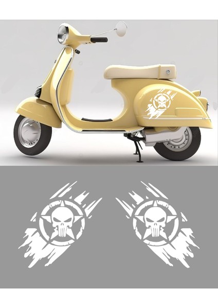 Kurukafa Punisher 2 Adet Araba Oto 4x4 Offroad Kamp Adventure Sticker 00100 fiyatları