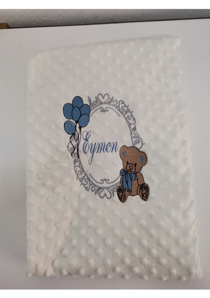 Isme Özel Nakışlı Sevimli Ayıcıklı Bebek Battaniyesi Isimli Battaniye fiyatları